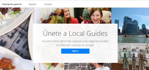 Pantalla de registro en Local Guides de Google